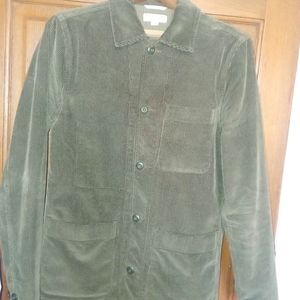 Green Corduroy Chore Coat